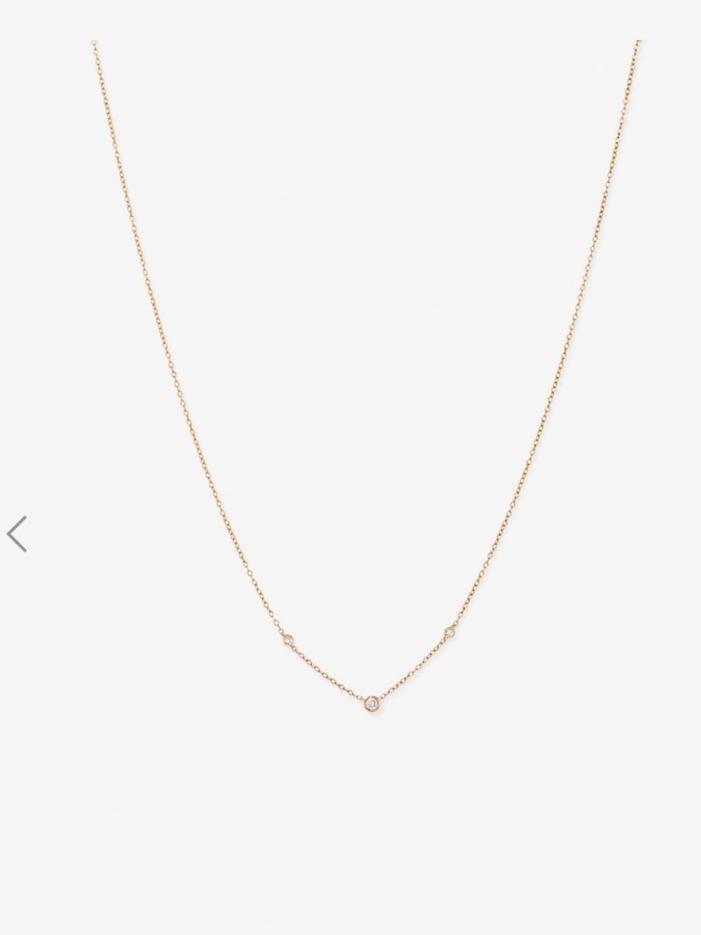 Michael Hill Necklace with 0.10 Carat TW of Diamonds in 10kt Yellow Gold